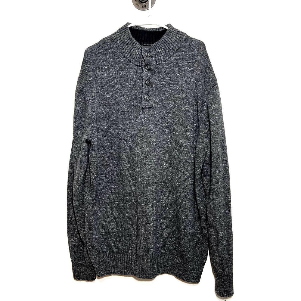 GH Bass & Co XXL Pullover Semi-Botton placket